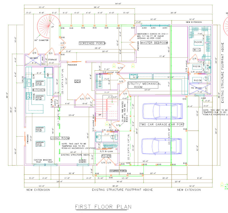 1st Floor Plans